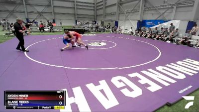 160 lbs Round 2 (8 Team) - Ayden Miner, Minnesota Red vs Blaise Meeks, Tennessee