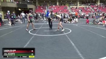 105 lbs Round 5 (6 Team) - Jaxon Felker, Midwest Elite vs Cal Schartz, Kansas Mayhem