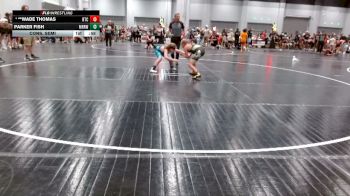 105 lbs Cons. Semi - **Wade Thomas, Rockmart Takedown Club vs Parker Fish, Mat Rats Rebooted Wrestling
