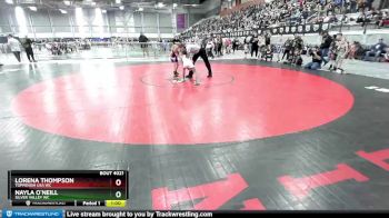 62 lbs Quarterfinal - Lorena Thompson, Toppenish USA WC vs Nayla O`Neill, Silver Valley WC