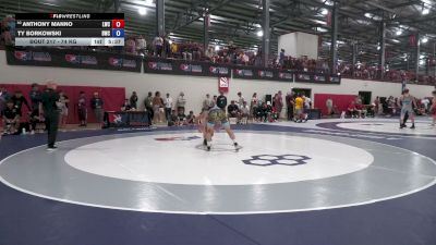 74 kg Champ. Rd Of 128 - Anthony Manno, Lions Wrestling Club vs Ty Borkowski, Dragon Wrestling Club