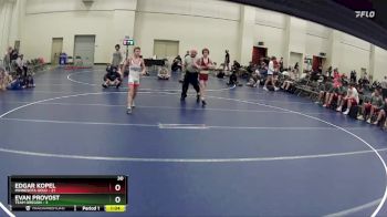102 lbs Round 5 (6 Team) - Edgar Kopel, Minnesota Gold vs Evan Provost, Team Oregon