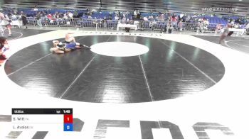 123 lbs Consi Of 4 - Savannah Witt, PA vs Lillian Avalos, CA