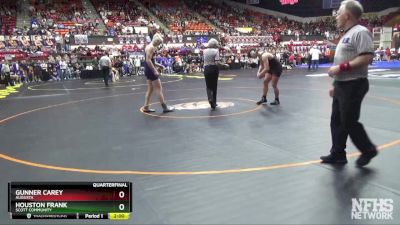 4A 175 lbs Quarterfinal - Houston Frank, Scott Community vs Gunner Carey, Augusta