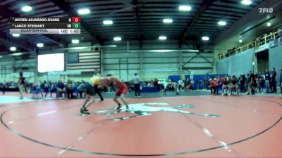 106 lbs Quarterfinal - Jayden Alvarado-Evans, Indian Springs vs Lance Stewart, Battle Mountain