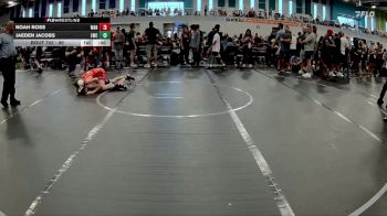 96 lbs Quarterfinal - Jaeden Jacobs, Longwood Wrestling Club vs Noah Ross, Warren
