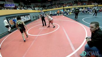 Rr Rnd 2 - Bentley Cross, Mustang Bronco Wrestling Club vs MaminaKowa Warrior, Tecumseh Youth Wrestling