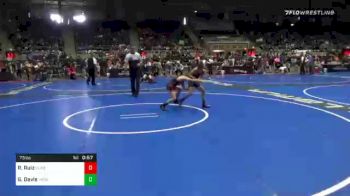 73 lbs Consolation - Rocco Ruiz, Gladiator Wrestling vs Grant Davis, Honey Badger WC