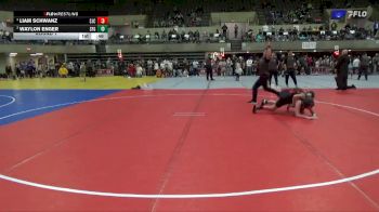 125 lbs Round 1 - Waylon Enger, St. Francis Gladiators vs Liam Schwanz, St. James Cyclones