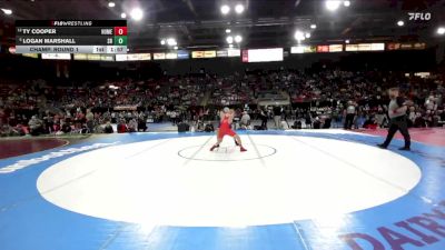 4A 157 lbs Champ. Round 1 - Logan Marshall, Snake River vs Ty Cooper, Homedale