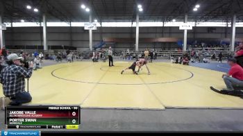 90 lbs Semifinal - Porter Swan, Homedale vs JaKobe Valle, All In Wrestling Academy