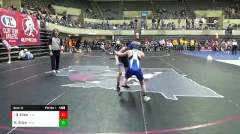 80 lbs Round 1 - Brooklynn Cline, THWC vs Raegan Risler, MES Wrestling Club