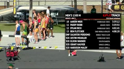 Men's 1500m, Heat 3