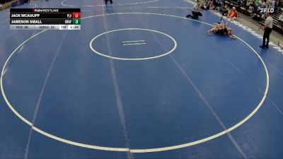 120 lbs Finals (8 Team) - Jack McAuliff, Papillion-La Vista vs Jameson Small, Kearney