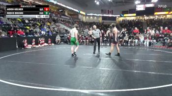 190 lbs 5th & 7th Place - Reece Brown, Osage vs Aiden Gelner, Nashua-Plainfield