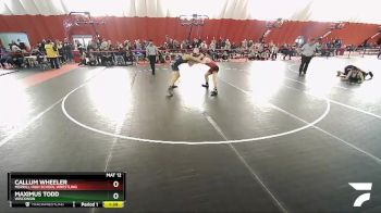 145 lbs Champ. Round 1 - Callum Wheeler, Merrill High School Wrestling vs Maximus Todd, Wisconsin