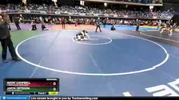 5A - 102 lbs Semifinal - Avery Campbell, Carrollton Creekview vs Jaryn Ortegon, Canyon Randall