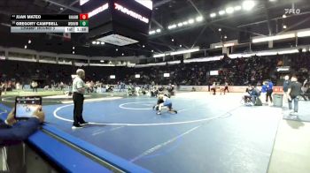 106 lbs Champ. Round 3 - Juan Mateo, Gig Harbor vs Gregory Campbell, Woodinville