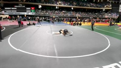 5A 150 lbs Champ. Round 1 - Gavin Wood, Cedar Park vs Johnny White, Dallas Samuell