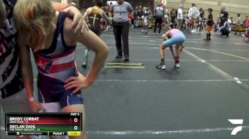 91 lbs Round 4 (6 Team) - Declan Dahl, The Funky Singlets vs Brody Corbat, Ninja Elite