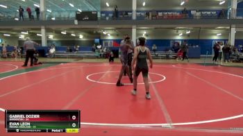 90 lbs Round 1 (6 Team) - Gabriel Dozier, Barberton vs Evan Leon, Medina Highland