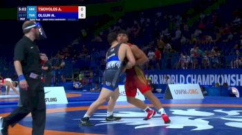 97 kg Round Of 16 - Apostolos Panagiotis Tsiovolos, GRE vs Mustafa Olgun, TUR