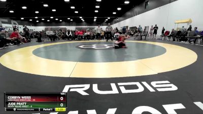 105 lbs Round 2 (8 Team) - Corbyn Weiss, LAW/Crass Wrestling vs Jude Pratt, Death Squad Wrest