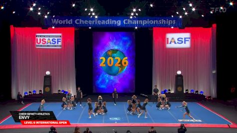 Cheer Infinity Athletics - Envy [2026 L6 International Open Finals] 2026 The Cheerleading Worlds