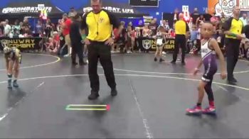 56 lbs Quarterfinals (8 Team) - Mac Heysinger, The Funky Singlets vs Javier Flores, Untouchables White