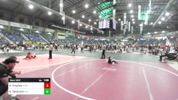 78 lbs Semifinal - Kai Hughes, Nebraska Boyz vs Kasseus Delarosa, Valley Bad Boys