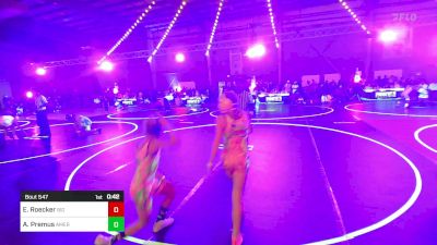 94 lbs Consi Of 4 - Emma Roecker, Big Dog Grappling Academy vs Alexandria Premus, American Outlaws Wrestlin