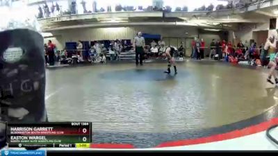 86 lbs Cons. Round 4 - Harrison Garrett, Bloomington South Wrestling Club vs Easton Wargel, North Husky Elite Wrestling Club