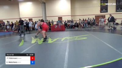 125 kg Rnd Of 32 - Paul Robinson, Georgia vs Christian Rebottaro, Michigan State