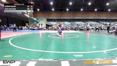 157 lbs Consi Of 16 #1 - Joseph Najar, The Snake Pit Wrestling vs Zack McCann, Timpanogos Wrestling