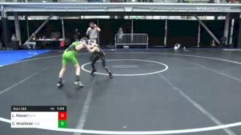 64 lbs Prelims - Lucas Maneri, Ruthless Aggression vs Connor Mcallister, Independent WC