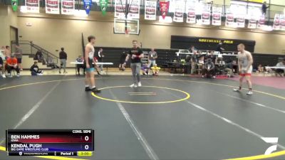 182 lbs Cons. Semi - Ben Hammes, Iowa vs Kendal Pugh, Big Game Wrestling Club