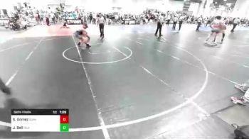 123 lbs Semifinal - Sergio Gomez, Sunkist Kids / Monster Garage vs Jacob Bell, Inland Elite