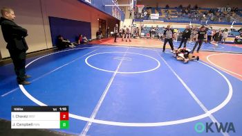 106 lbs Final - Izayiah Chavez, Best Trained vs Jacob Campbell, Purler Wrestling Academy (PWA-NWA)