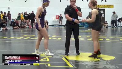 170 lbs Champ. Round 1 - Hazel Dahlquist, Elmira vs Grace Doering, Indiana Tech University