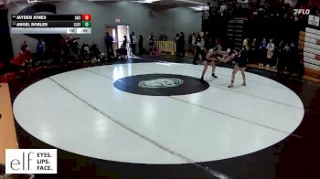 125 lbs. Cons. Round 5 - Jayden Jones, Omaha Westside vs Angel Robles, Clarksville