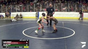 58 lbs Semifinal - Liam Brent, Simmons Academy Of Wrestling vs Blake Ney, Fulton WC