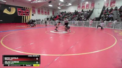 110 lbs Cons. Round 2 - Betsy Sotelo, Segerstrom vs Dejah Alridge, Trabuco Hills