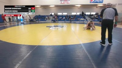 184 lbs Champ. Round 1 - Maksim Sherstnev, Sierra College vs Marcos Serna, Arizona Christian University