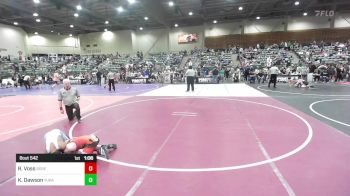 74 lbs Quarterfinal - Redek Voss, Roseburg Mat Club vs Kj Dawson, Yuba Sutter Combat