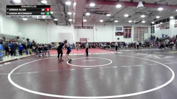 190 lbs Consi Of 8 #1 - Jordan Allen, Notre Dame-Fairfield vs Logan McCormick, Plainville