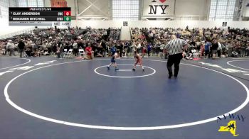 50 lbs Quarterfinal - Benjamin Mitchell, Ogdensburg Youth Wrestling Association vs Clay Anderson, Olean Wrestling Club
