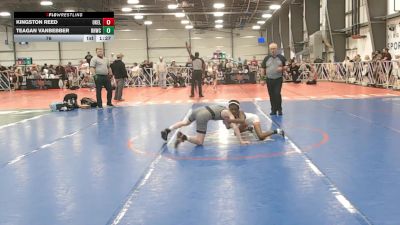 76 lbs Round 3 (12:30pm Saturday) - Kingston Reed, Oklahoma Elite vs Teagan Vanbebber, Rough House W.C.