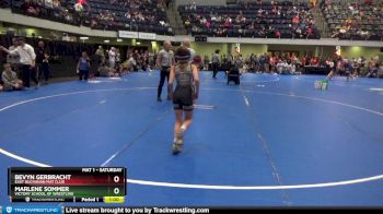 70 lbs Quarterfinal - Bevyn Gerbracht, East Buchanan Mat Club vs Marlene Sommer, Victory School Of Wrestling