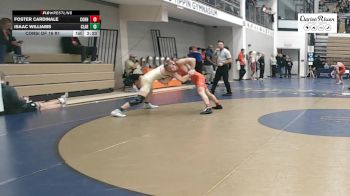 141 lbs Consi Of 16 #1 - Foster Cardinale, Cornell vs Isaac Williams, Clarion