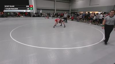 132 lbs Champ. Rd Of 64 - Wyatt Blair, BTWC vs Tyler Paulson, LaCrosse Area Wrestlers